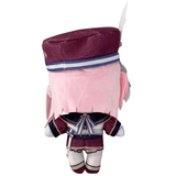 Peluche Charlotte de Genshin Impact, 20cm, vue arrière, adorable et aventurière.