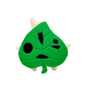 peluche Korogu en bois de 18 cm inspirée du jeu vidéo Zelda avec visage en feuille