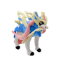 Peluche Zacian 30cm inspirée de Pokémon avec design légendaire et lame tranchante