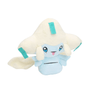 peluche Jirachi 18cm inspirée du Pokémon légendaire capable de réaliser des souhaits