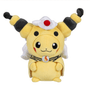 peluche Pikachu cosplay Pharamp 22cm tirée de la série Pokémon