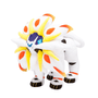 peluche Solgaleo 27cm tirée de la série Pokémon, peluche lumineuse et puissante