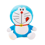 peluche Doraemon bleue 30cm inspirée de la série animée, jouet robot chat emblématique avec collier rouge