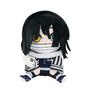 Peluche Obanai Iguro 20cm personnage Demon Slayer Pilier du Serpent