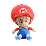 Peluche Bébé Mario 13 cm tirée de la série de jeu vidéo Super Mario Bros.