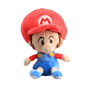 Peluche Bébé Mario 13 cm tirée de la série de jeu vidéo Super Mario Bros.