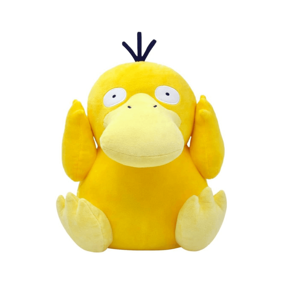 Psykokwak Peluche 20cm yeux ronds et expression mignonne, Pokémon mi-aquatique, mi-psy, incontournable pour les fans.