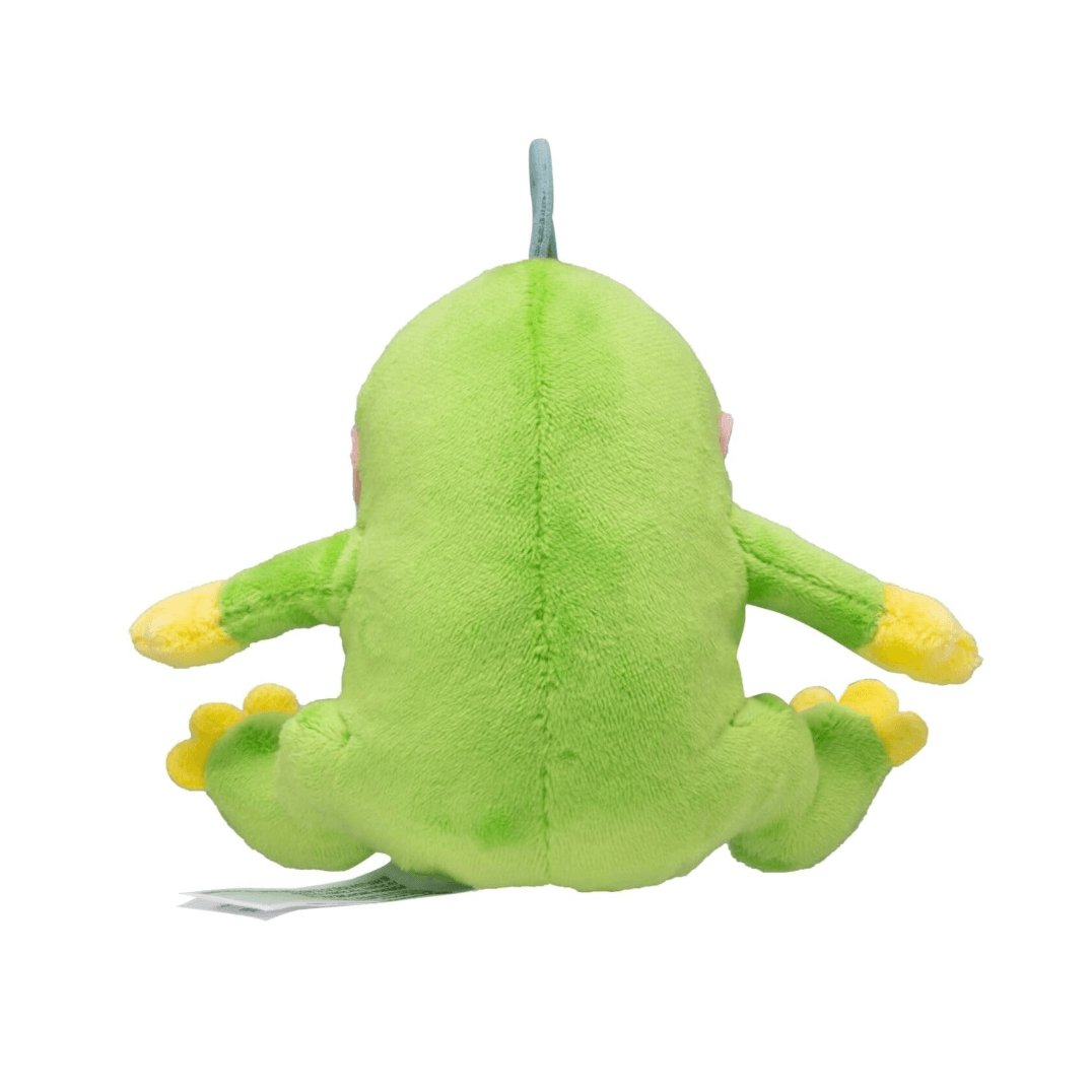 Peluches Tarpaud de 20cm, personnage Pokémon, vue arrière, douce et colorée.