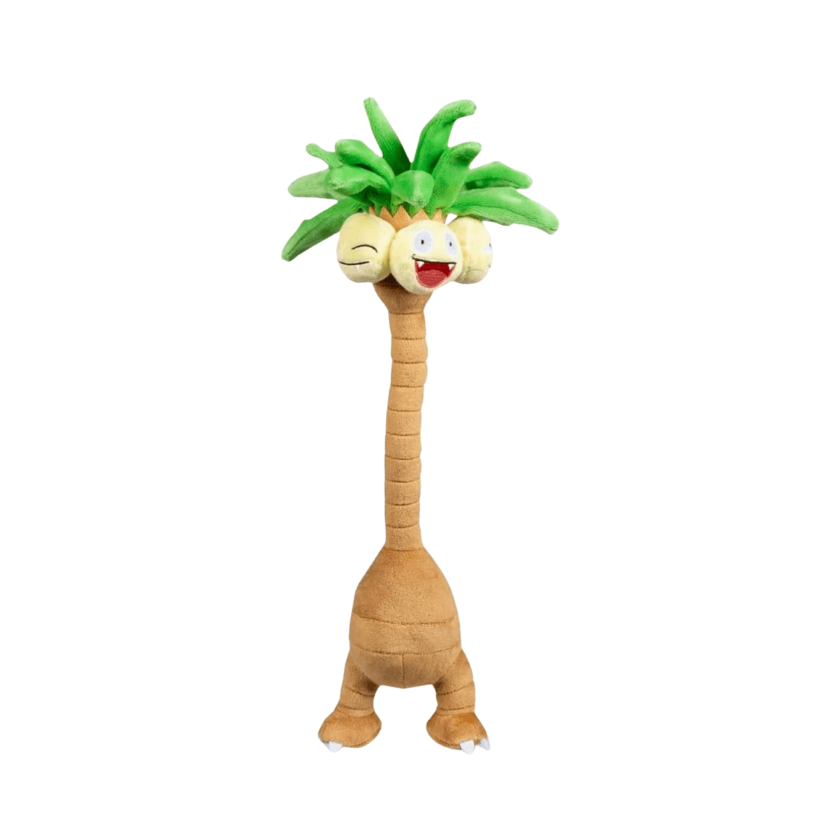 Peluche Noadkoko d'Alola 40cm inspirée de Pokémon avec tête sur la queue et ondes télépathiques