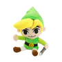 Peluche Link 19 cm tirée du jeu vidéo Zelda avec tunique et bonnet verts